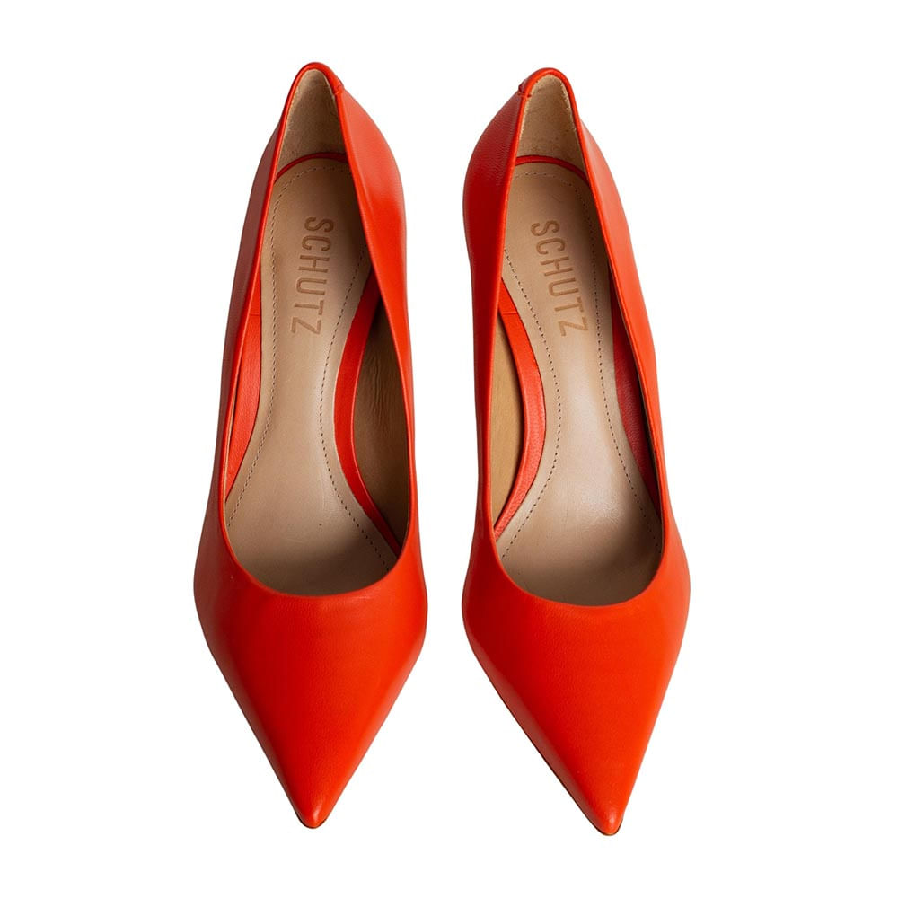 Vermelho Scarpins Amarelo Schutz Sandalia Tipo Scarpin Scarpin