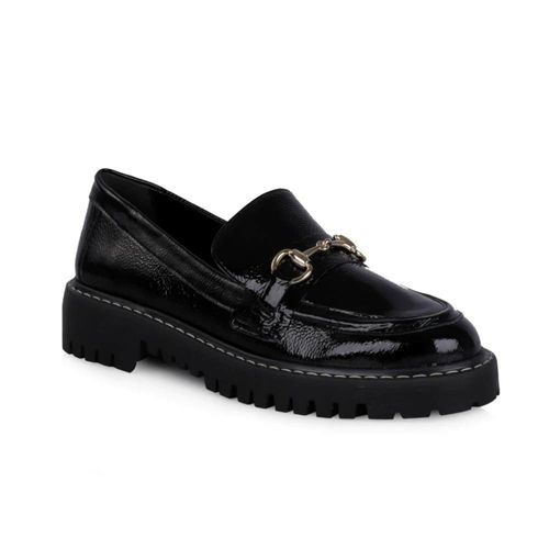 Sapato Feminino Mocassim Preppy Luiza Barcelos Preto