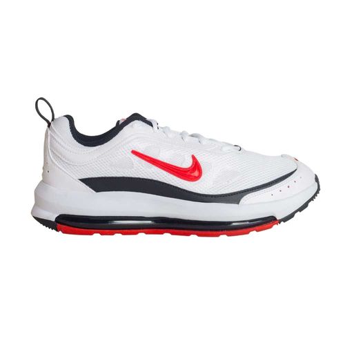 Tênis Masculino Adulto Casual Nike Air Max Ap Branco E Vermelho