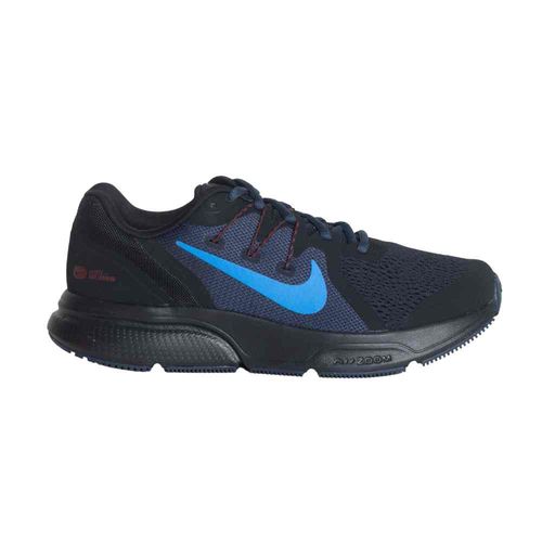Tênis Masculino Adulto Running Nike Zoom Span 3 Preto E Azul