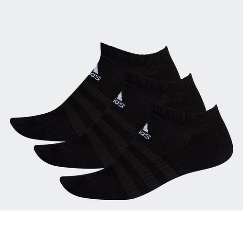 Meias Unissex Adulto Adidas Cushioned Low-Cut 3 Pares Preta