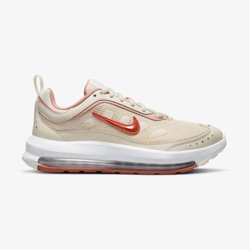 Tênis Casual Feminino Air Max Ap Nike Bege E Vermelho