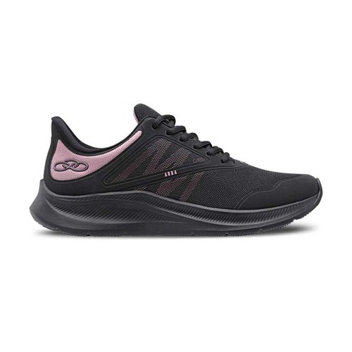 Tênis Running Feminino Aura Olympikus Preto E Rosa