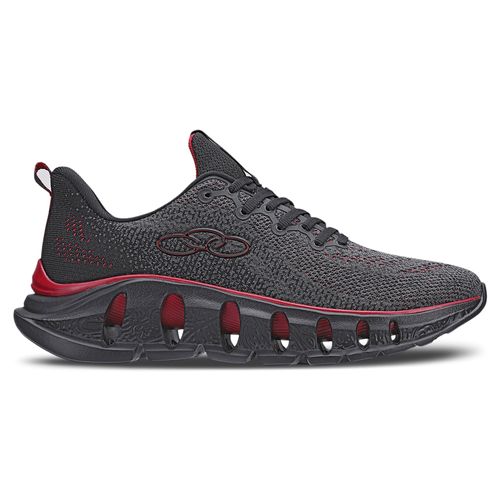 Tênis Running Masculino Diffuse 4 Olympikus Preto E Vermelho