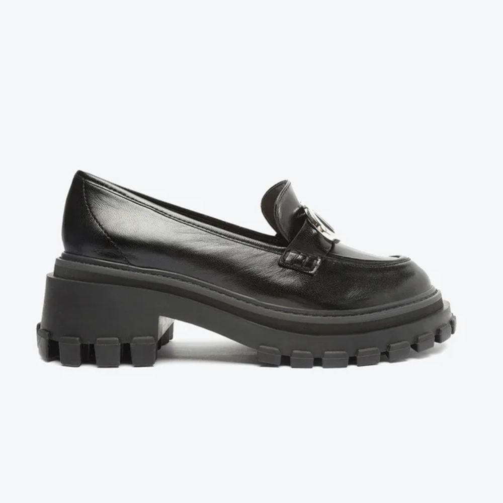 Sapato Feminino Mocassim Schutz Tratorado Preto