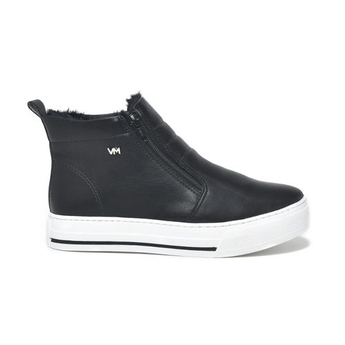 Tênis Feminino Botinha Via Marte Preto