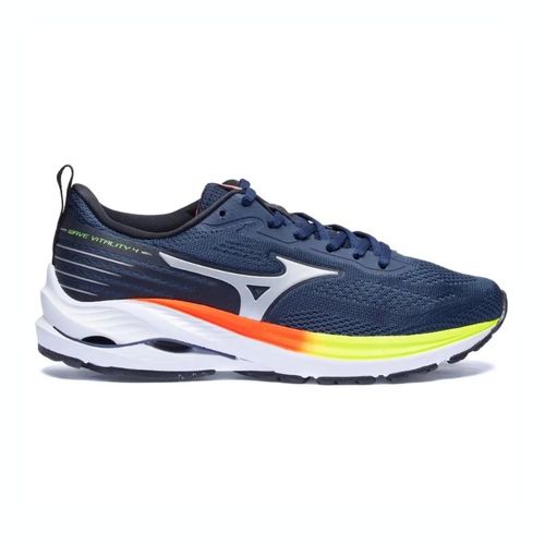 Tênis Masculino Running Wave Vitality 4 Mizuno Azul Marinho