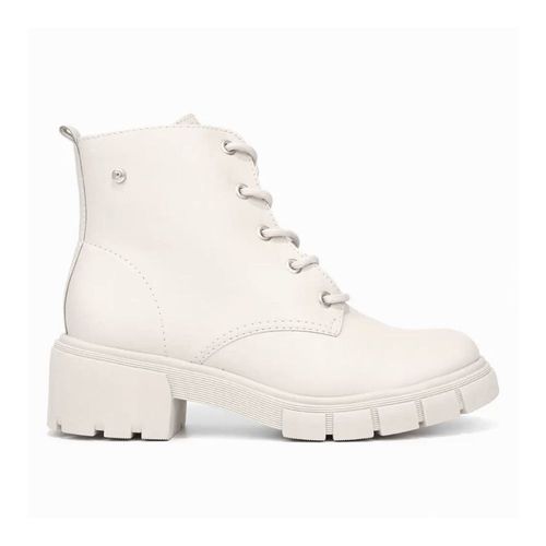 Bota Feminina Coturno Ramarim Bege