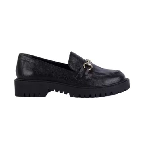 Sapato Feminino Mocassim Preppy Luiza Barcelos Preto
