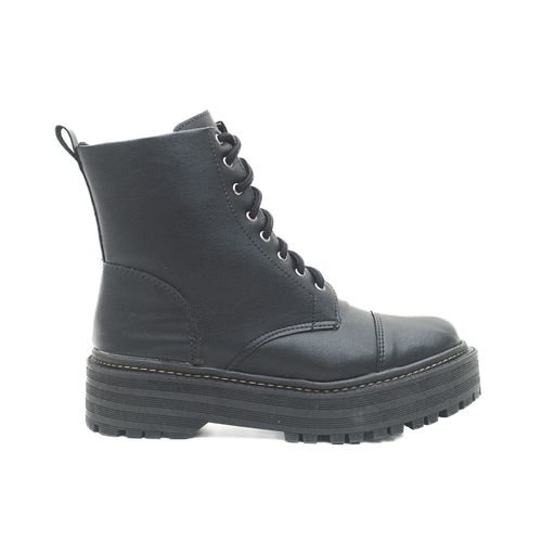 Bota Feminina Coturno Street Cal Preta