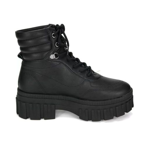 Bota Feminina Coturno Ramarim Preta
