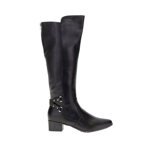 Bota Feminina Montaria Mooncity Preta