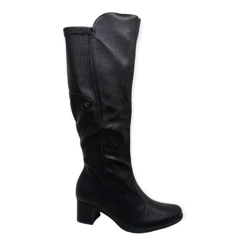 Bota Feminina Cano Alto Piccadilly Preta