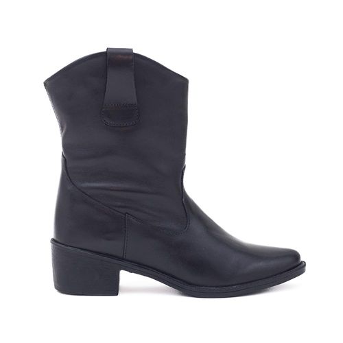 Bota Feminina Country Couro Dayane Magalhães Preta