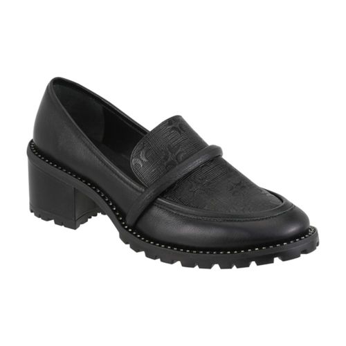 Sapato Feminino Mocassim Loafer Luz Da Lua Preto