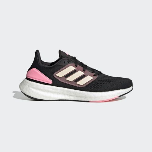 Tênis Running Feminino Pureboost 22 Adidas Preto E Rosa