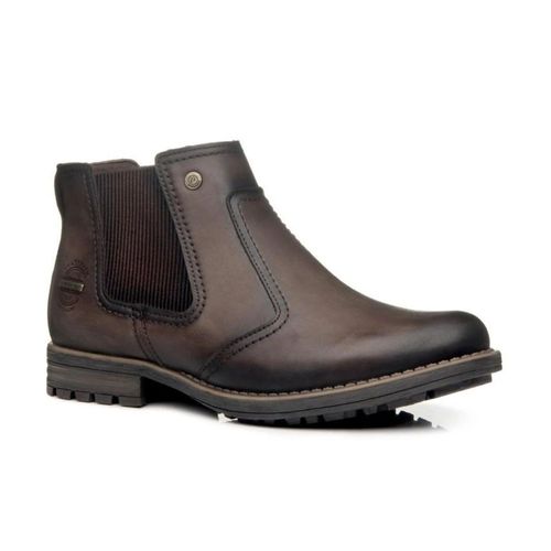 Bota Masculina Chelsea Cano Curto Pegada Chocolate