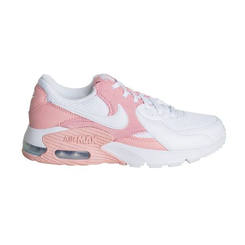 Tênis Feminino Adulto Casual Nike Air Max Excee Branco E Rosa