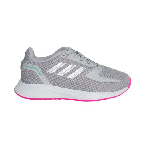 Tênis Infantil Adidas Runfalcon 2.0 Cinza E Rosa
