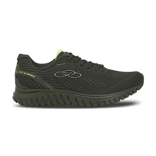 Tênis Masculino Adulto Running Olympikus Triunfo Preto E Verde