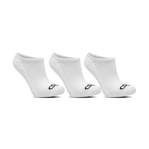 Kit Meia Masculina Adulta Curta Olympikus Cano Invisível Branca 3 Pares