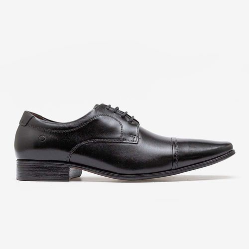 Sapato Social Masculino Democrata Metropolitan Aspen Preto