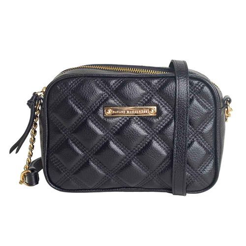 Bolsa Feminina Transversal Dayane Magalhães Preto