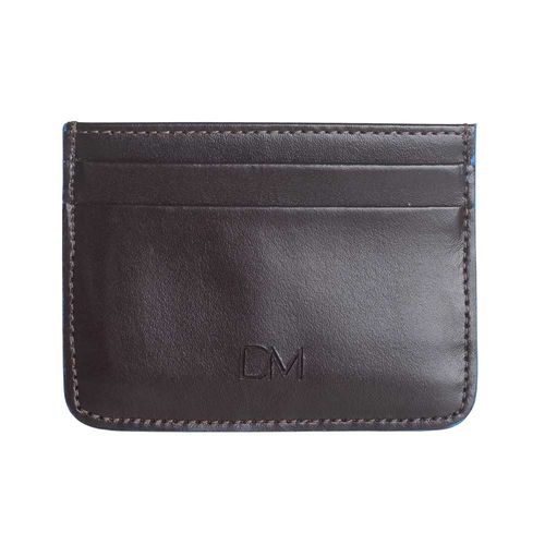 Porta Cartão Masculino Couro Dm- Dayane Magalhães Café