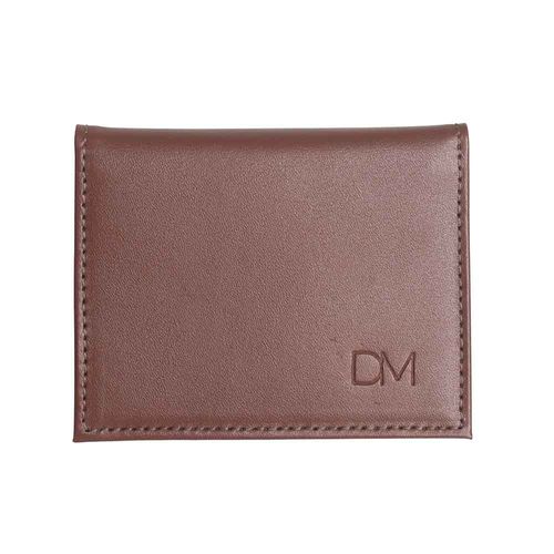Carteira Masculina Porta Cartão Dm- Dayane Magalhães Conhaque
