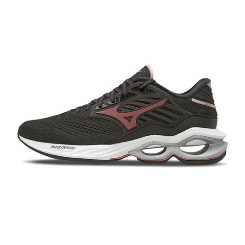 Tênis Running Feminino Mizuno Wave Creation 23 Preto E Rosa
