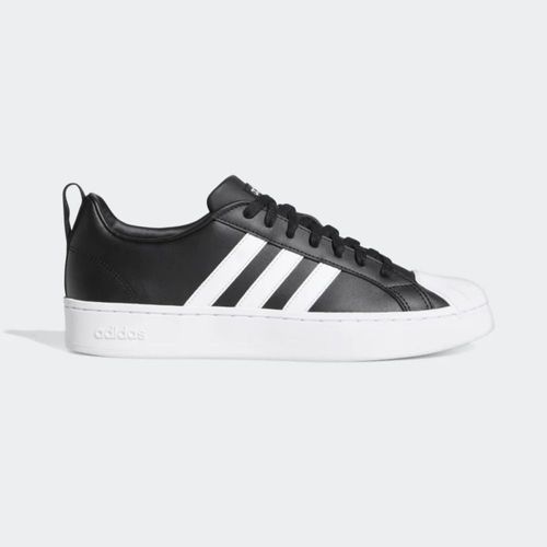 Tênis Casual Masculino Streetcheck Cloudfoam Court Low Adidas Preto