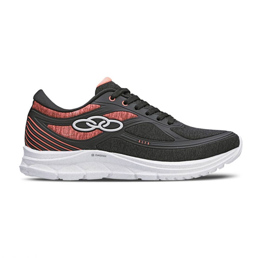 Tênis Running Feminino Alfa Olympikus Preto