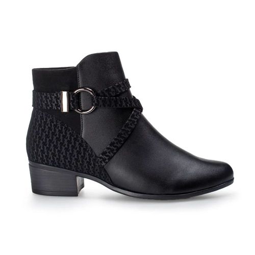 Bota Feminina Cano Médio Comfortflex Preta