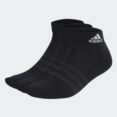 Kit Meias Cushioned Sportswear Ankle Curto Adidas 3 Pares Preto
