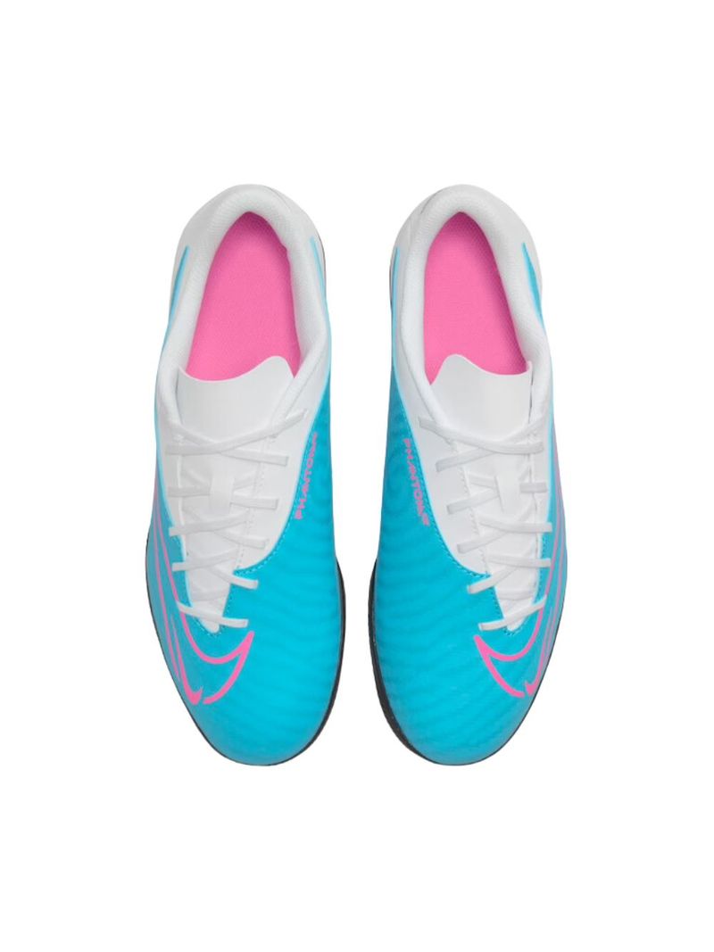Chuteira Masculino Indoor Phantom Gx Club Nike Branco E Azul