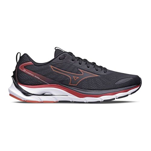 Tênis Masculino Mizuno Wave Disnasty 5 Preto E Vermelho