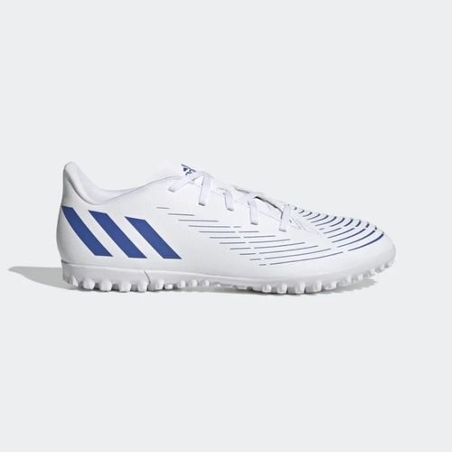 Chuteira Masculina Adulta Predator Edge.4 Society Adidas Branca E Azul