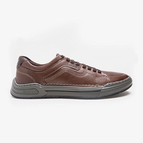 Sapatênis Masculino Democrata Denim Volp Conhaque