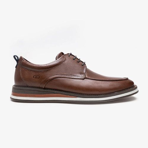 Sapato Masculino Esporte Fino Democrata Metropolitan Type Conhaque