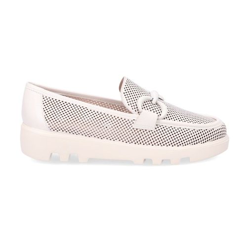 Sapato Feminino Mocassim Loafer Luz Da Lua New Ridge Panna