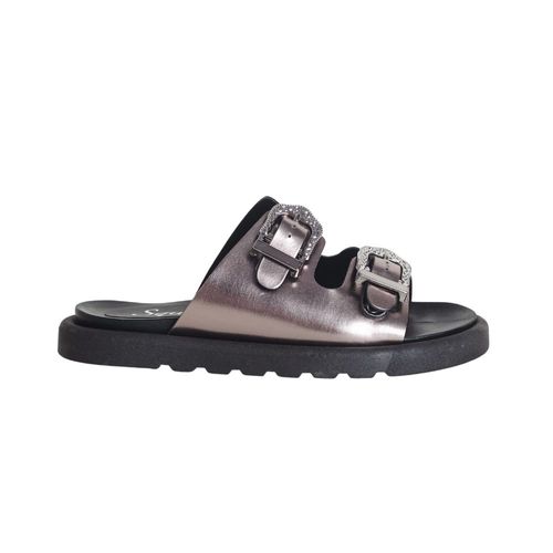 Tamanco Feminino Papete Squizz Prata