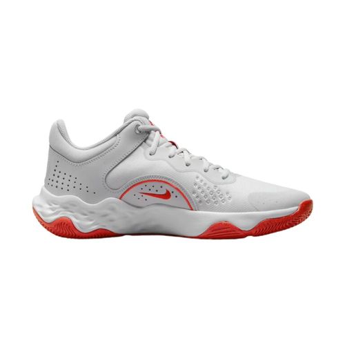 Tênis Basquete Masculino Fly.By Mid 3 Nike Cinza E Laranja