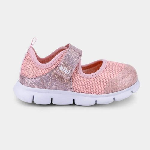 Tênis Running Infantil Bibi Baby New Ii Rosa