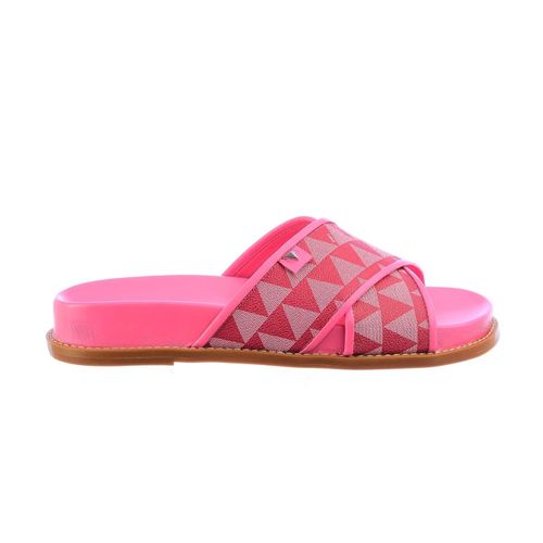 Papete Feminina Triangle Schutz Rosa