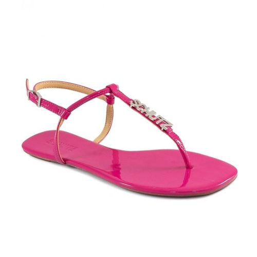 Sandália Feminina Flat Crystal Schutz Rosa