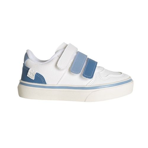 Tênis Casual Infantil Klin Freestyle Mini Branco E Azul