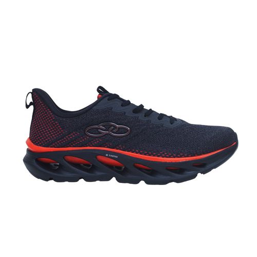 Tênis Running Masculino Olympikus Diffuse 5 Azul E Laranja