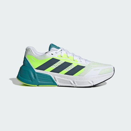 Tênis Casual Masculino Questar 2 Adidas Branco E Verde