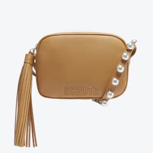 Bolsa Tiracolo Feminina Pequena Kate Balls Schutz Bege