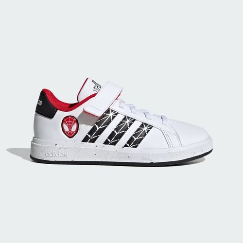 Tênis Casual Infantil Adidas Grand Court X Spider Man Branco